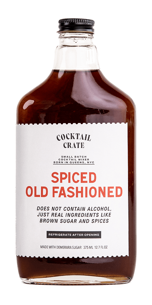 Cocktail Crate Spiced Old Fashioned mixer bottle