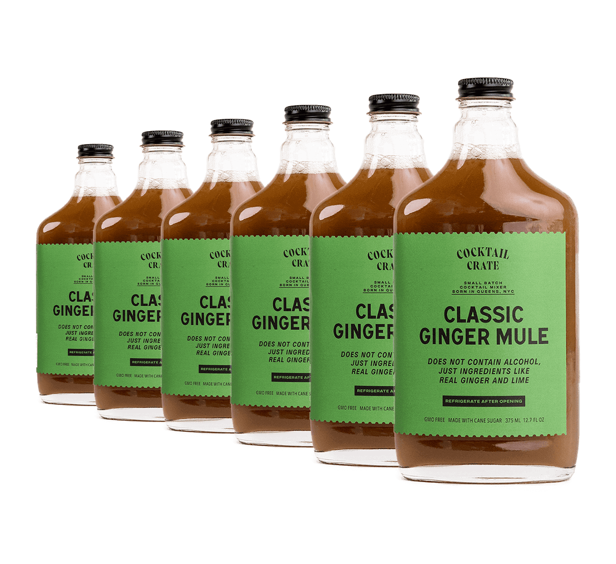 6-Pack: six bottles of one Cocktail Crate mixer