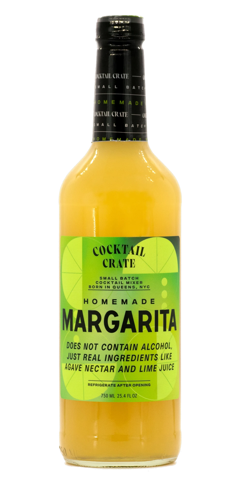 Cocktail Crate Homemade Margarita mix bottle