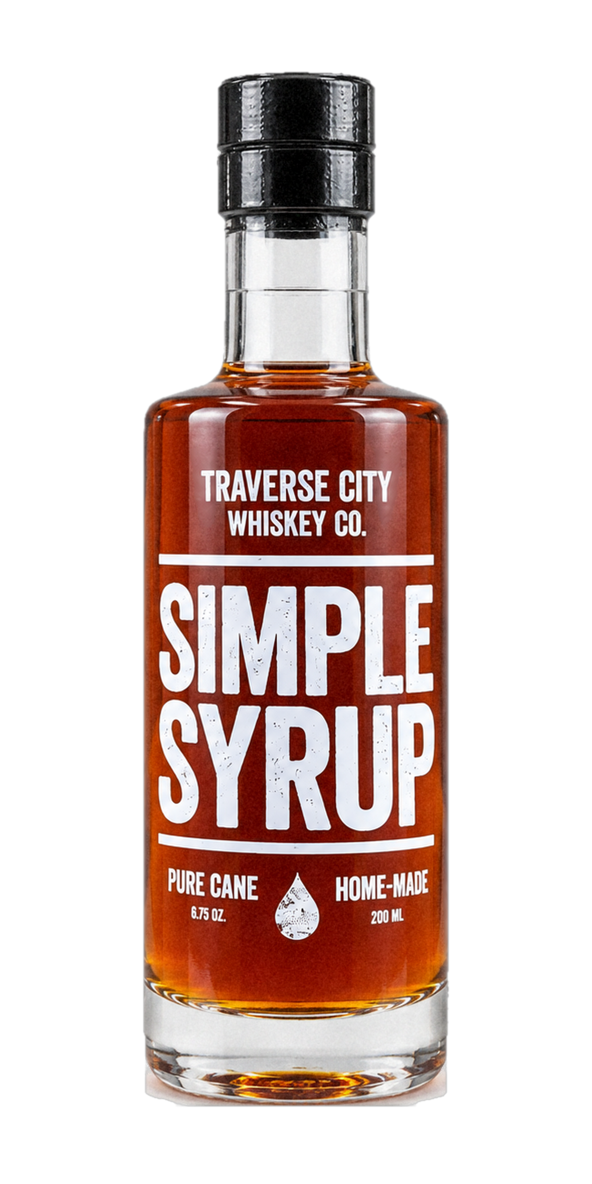 Traverse City Whiskey Co. Simple Syrup bottle