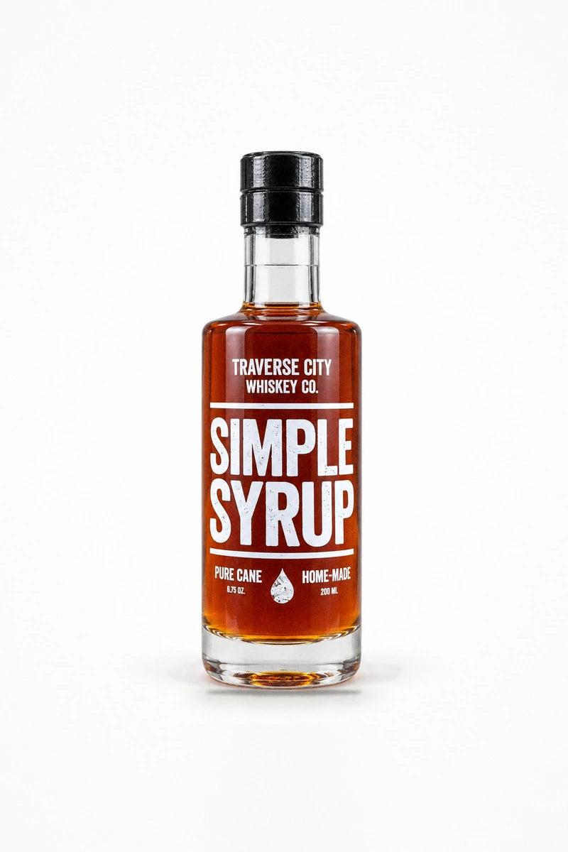Traverse City Whiskey Co. Simple Syrup bottle